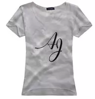 armani discount short sleeve t-shirt mujer italy aj gray